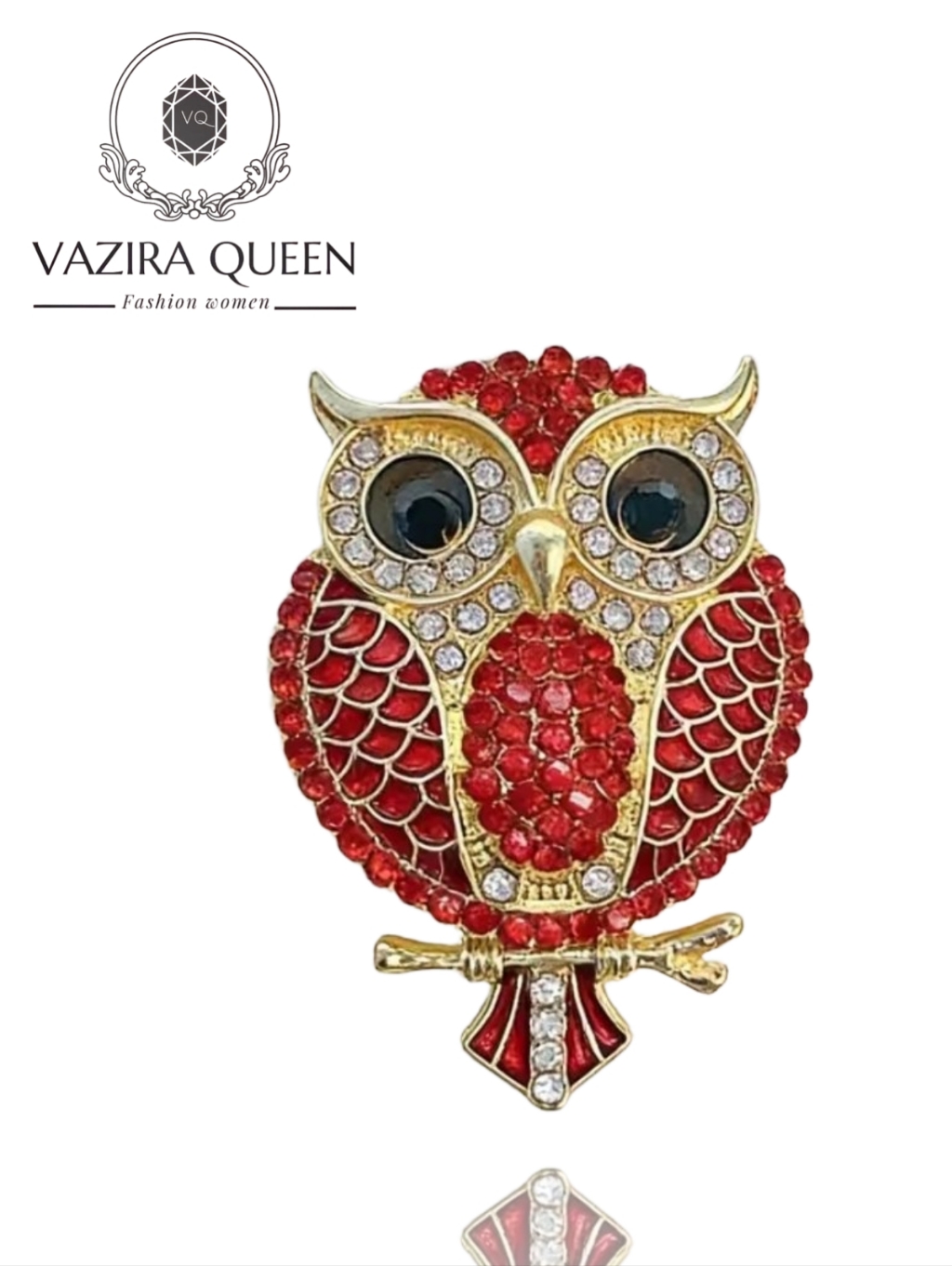 Vqowl Brooch 22$